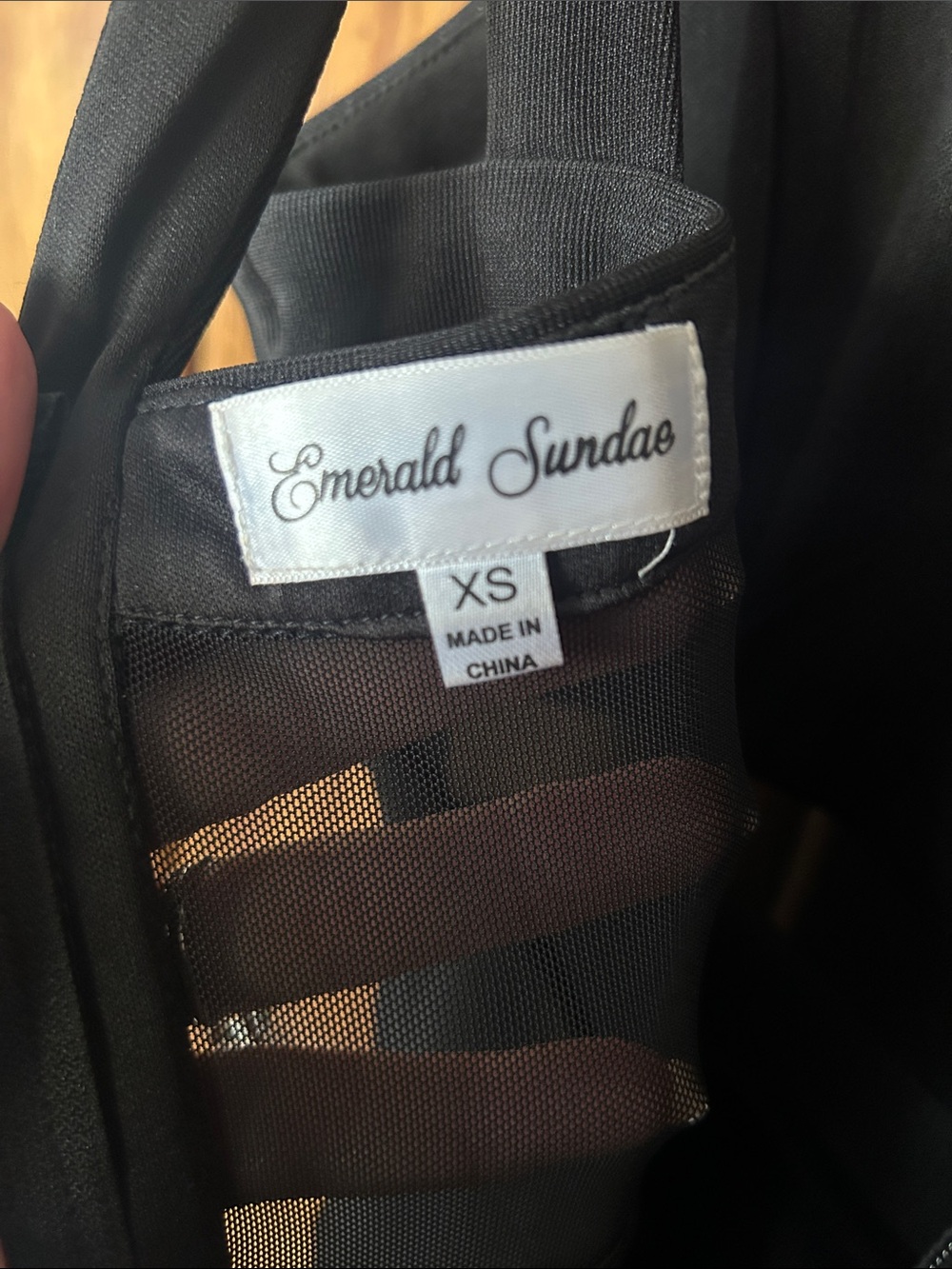 Emerald Sundae Black Strappy Maxi Dress - Picture 2 of 3